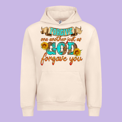 Forgive One Another Just As God Forgave You Urban Hoodie Designed By Hra Design Shop