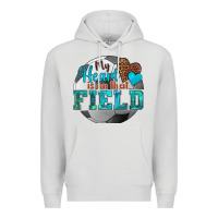Dove Grey my heart is on that field soccer Premium Hoodie - HRA Design Shop