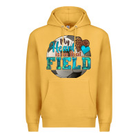Mustard my heart is on that field soccer Premium Hoodie - HRA Design Shop