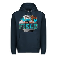 Navy my heart is on that field soccer Premium Hoodie - HRA Design Shop