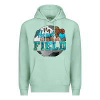 Seafoam my heart is on that field soccer Premium Hoodie - HRA Design Shop