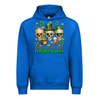 Cobalt Dead inside but feeling lucky st. patricks day Urban Hoodie - Neo Western