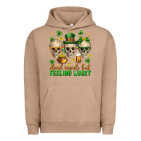 Pigment Burro Dead inside but feeling lucky st. patricks day Urban Hoodie - Neo Western