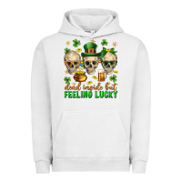 Pigment Lunar Rock Dead inside but feeling lucky st. patricks day Urban Hoodie - Neo Western