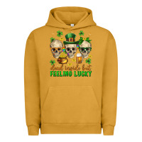 Dead Inside But Feeling Lucky St. Patricks Day Urban Hoodie | Teevron
