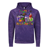 Cloud Purple happy halloween coffee cups Vintage Hoodie - AdoDesignShop