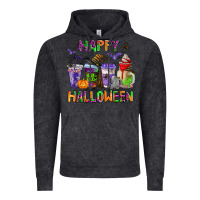 Vintage Black happy halloween coffee cups Vintage Hoodie - AdoDesignShop