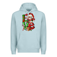 Blue Mist love gnomes Premium Hoodie - FaDigitalArtStudio