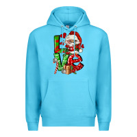 Ocean Blue love gnomes Premium Hoodie - FaDigitalArtStudio