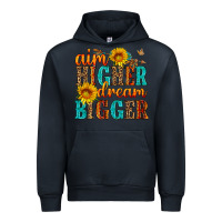 Navy aim higher dream bigger Urban Hoodie - HRA Design Shop
