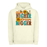 Pigment Pistachio aim higher dream bigger Urban Hoodie - HRA Design Shop