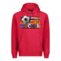 Cardinal western american flag soccer Premium Hoodie - HRA Design Shop