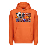 Carrot western american flag soccer Premium Hoodie - HRA Design Shop