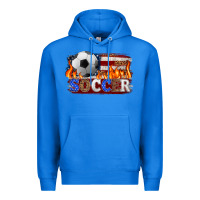 True Royal western american flag soccer Premium Hoodie - HRA Design Shop