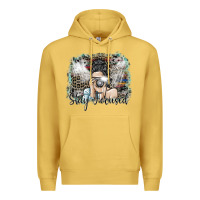 Antique Gold stay focused Premium Hoodie - SublimationCraftShop