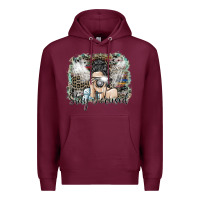 Burgundy stay focused Premium Hoodie - SublimationCraftShop