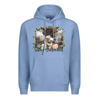Colony Blue stay focused Premium Hoodie - SublimationCraftShop