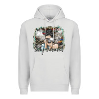 Dove Grey stay focused Premium Hoodie - SublimationCraftShop