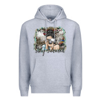 Heather Grey stay focused Premium Hoodie - SublimationCraftShop