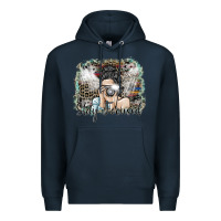 Navy stay focused Premium Hoodie - SublimationCraftShop