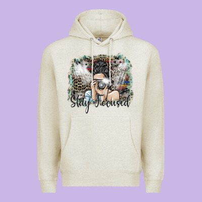 Stay Focused Premium Hoodie Designed By Sublimationcraftshop
