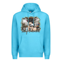 Ocean Blue stay focused Premium Hoodie - SublimationCraftShop