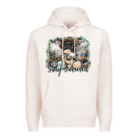 Pale Pink stay focused Premium Hoodie - SublimationCraftShop