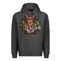 Charcoal Heather stay wild Premium Hoodie - SublimationCraftShop