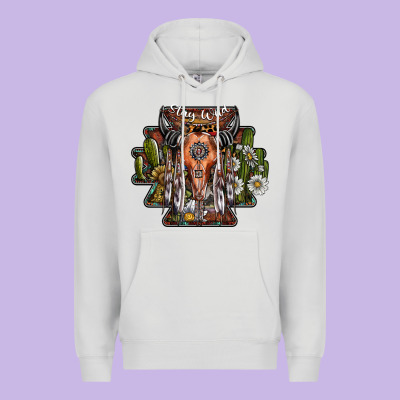 Stay Wild Premium Hoodie Designed By Sublimationcraftshop
