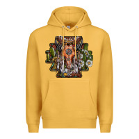 Mustard stay wild Premium Hoodie - SublimationCraftShop