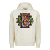 Oatmeal Heather stay wild Premium Hoodie - SublimationCraftShop