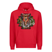 Red stay wild Premium Hoodie - SublimationCraftShop