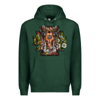 Sports Green stay wild Premium Hoodie - SublimationCraftShop