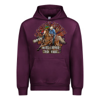 Mauve Wine cowboy ranch Urban Hoodie - SublimationCraftShop