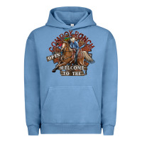 Pigment Pebble Blue cowboy ranch Urban Hoodie - SublimationCraftShop