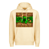 Pina Colada St. Patrick's Day shamrock leopard Premium Hoodie - Neo Western