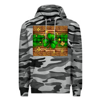Slate Camo St. Patrick's Day shamrock leopard Premium Hoodie - Neo Western
