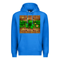 True Royal St. Patrick's Day shamrock leopard Premium Hoodie - Neo Western