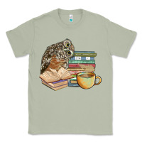 Matcha owl and books Classic Tee - BarkalooDesign