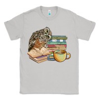 Moon Dust owl and books Classic Tee - BarkalooDesign