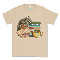 Mushroom owl and books Classic Tee - BarkalooDesign