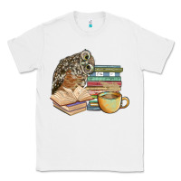 White owl and books Classic Tee - BarkalooDesign