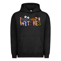 Pigment Black Drink Up Witches Urban Hoodie - CowhideDigitalArt