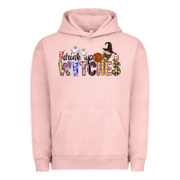 Pigment Salmon Drink Up Witches Urban Hoodie - CowhideDigitalArt