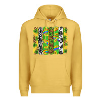 Antique Gold St. Patrick's Day brushstrokes Premium Hoodie - Neo Western