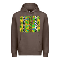 Coffee St. Patrick's Day brushstrokes Premium Hoodie - Neo Western