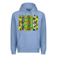 Colony Blue St. Patrick's Day brushstrokes Premium Hoodie - Neo Western