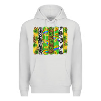Dove Grey St. Patrick's Day brushstrokes Premium Hoodie - Neo Western