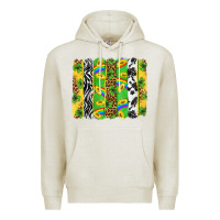 Oatmeal Heather St. Patrick's Day brushstrokes Premium Hoodie - Neo Western