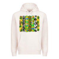Pale Pink St. Patrick's Day brushstrokes Premium Hoodie - Neo Western